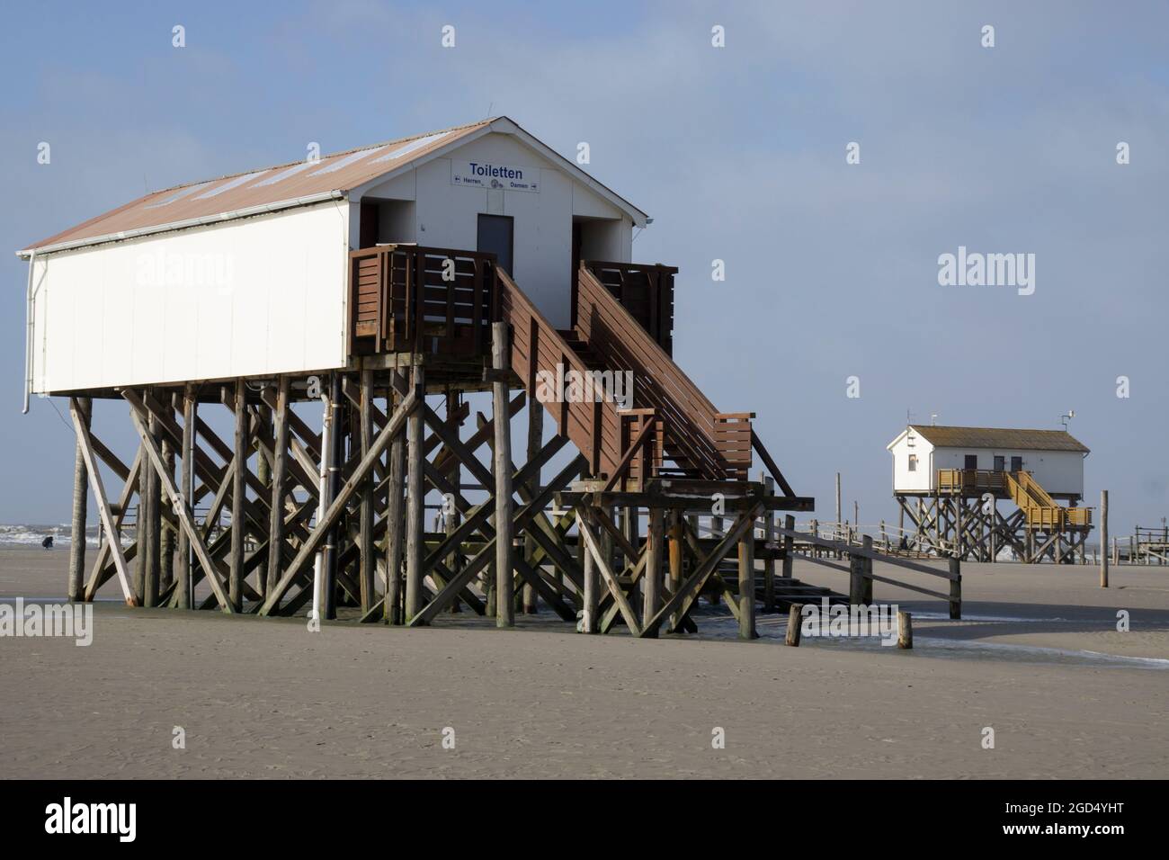 Géographie / voyage, Allemagne, Schleswig-Holstein, Frise du Nord, Saint-Pierre-Ording, PIEU, DROITS-SUPPLÉMENTAIRES-AUTORISATION-INFO-NON-DISPONIBLE Banque D'Images