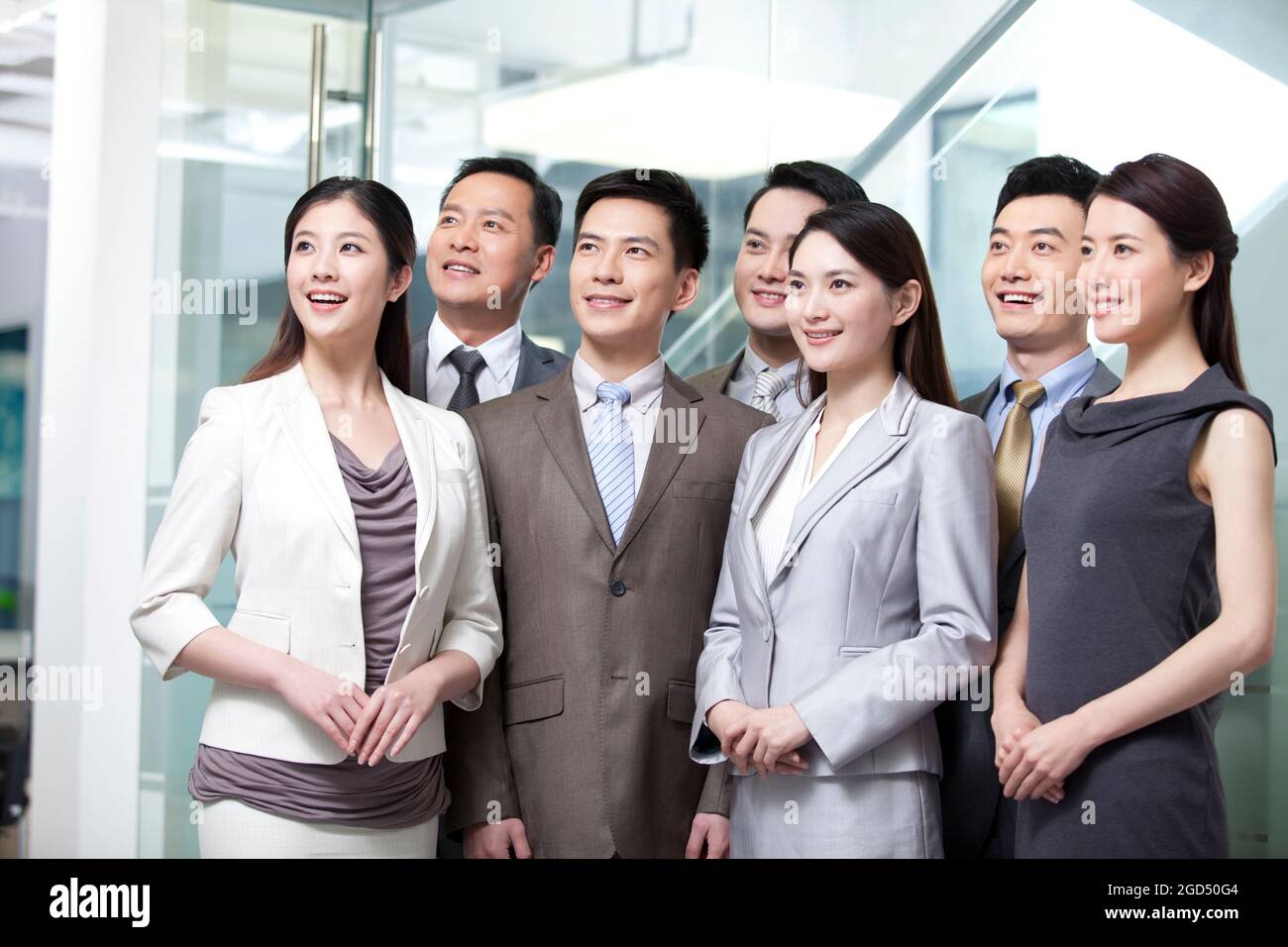 Portrait of happy Business team Banque D'Images