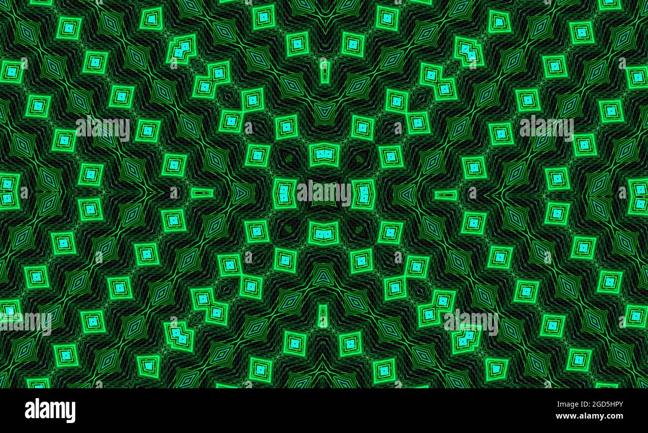 Motif sans couture de grands et petits symboles verts plus. Les éléments sont disposés de manière ondulée. Illustration sur fond vert clair. Banque D'Images