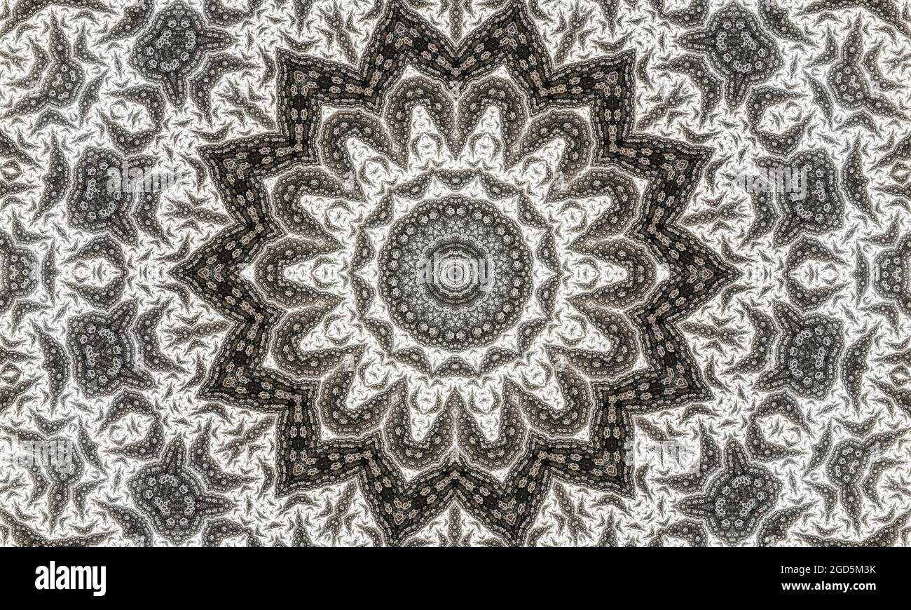 Arrière-plan de kaléidoscope abstrait en spirale de haute qualité. Belle texture kaléidoscope multicolore. Conception unique de kaléidoscope générique. Meilleur arrière-plan a Banque D'Images