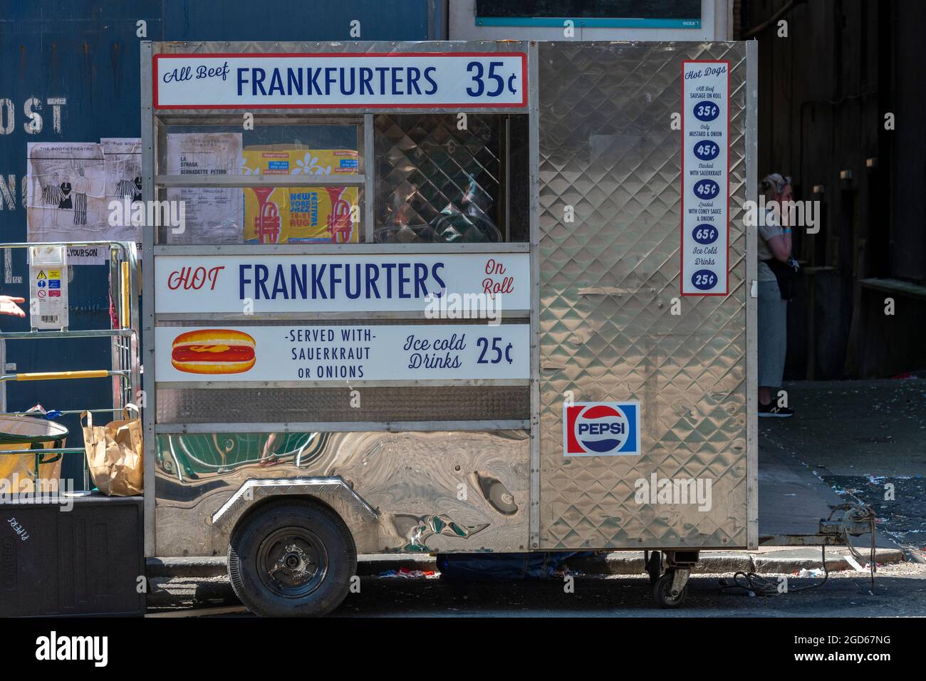 beefburger van, hamburger vintage, plats à emporter, fourgon de restauration, fourgon de restauration mobile, camionnette mobile hamburger, fourgonnette de restauration d'époque Banque D'Images