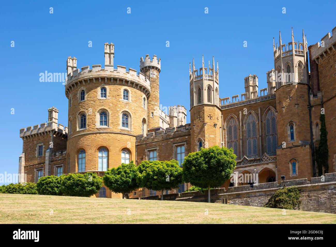 Château de Belvoir Vale de Belvoir Grantham Leicestershire Angleterre GB Europe Banque D'Images