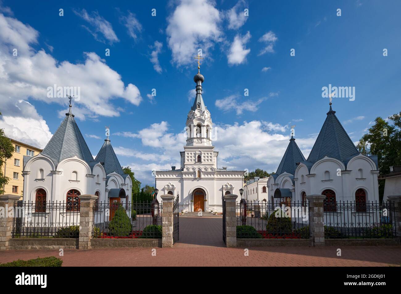 Ancienne église orthodoxe Saint-Georges à Bobruisk, région de Mogilev, Bélarus. Banque D'Images