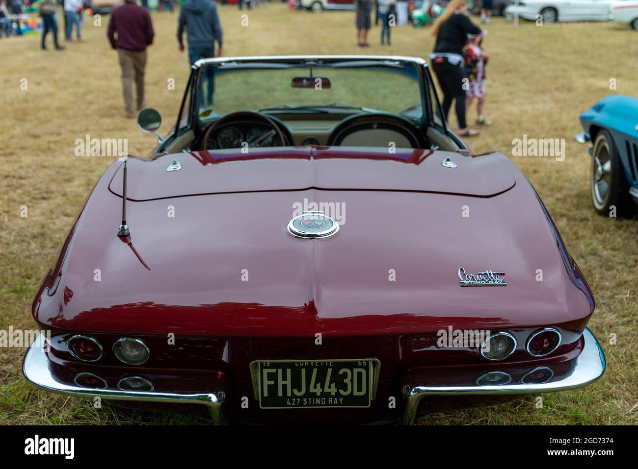 Rochford, Essex, Royaume-Uni - 27 juin 2021 : spectacle de voitures classiques de Rochford organisé sur les pelouses, Essex. Banque D'Images