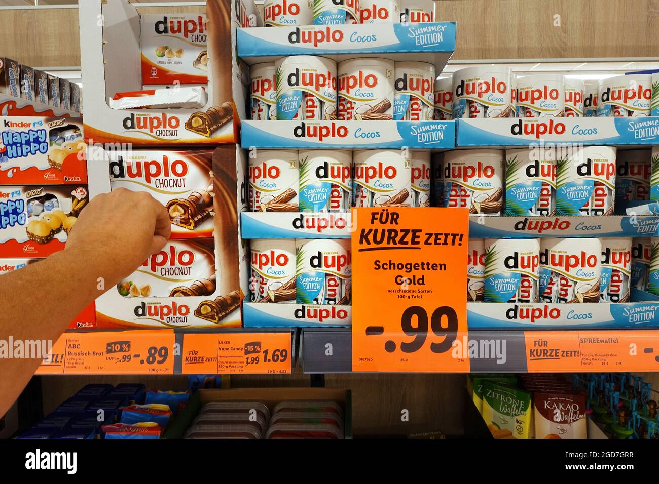 Offre à durée limitée en magasin Banque D'Images