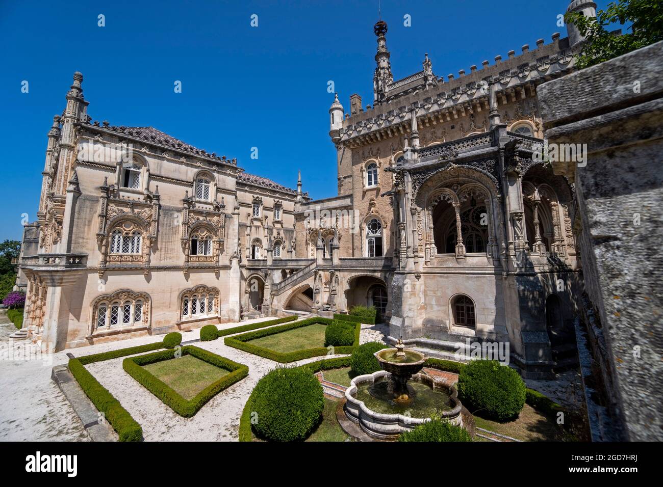 Bussaco Palace Hotel, Serra do Bussaco, Portugal Banque D'Images