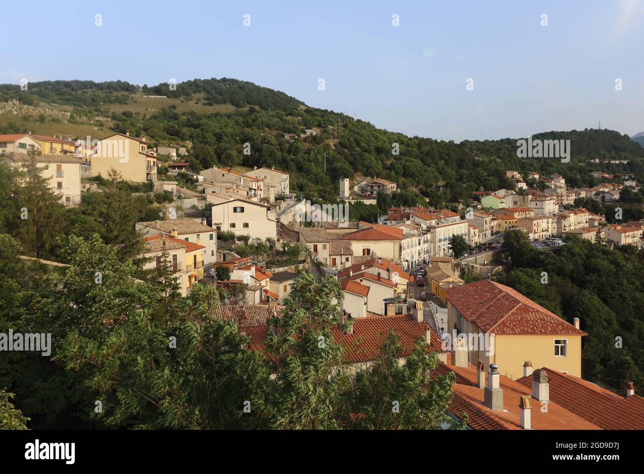 Barrea, Abruzzes, Italie Banque D'Images