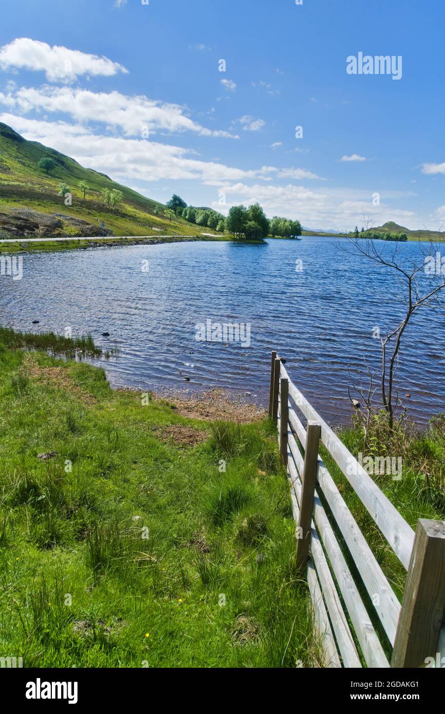 Beau Loch Tarff, B862, près de fort Augustus, sur le côté secret sud de loch Ness, touristique, marche, visiteur, marche, Calme, non découvert, Sud, Loc Banque D'Images