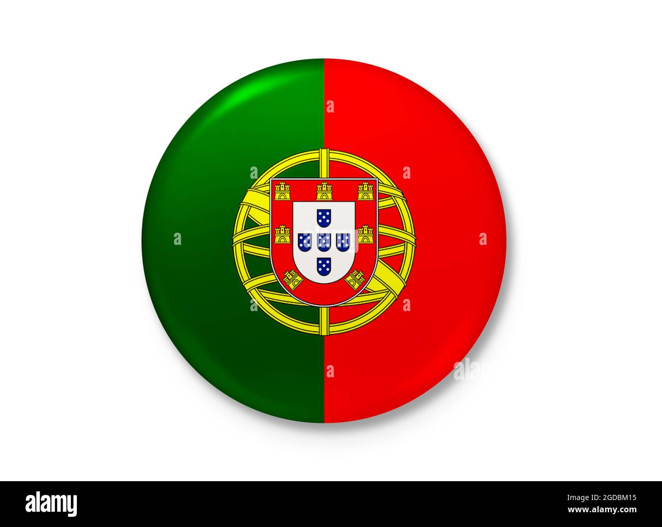 République portugaise. Texture d'arrière-plan. Lisbonne. Illustration 3d. Rendu 3d. Banque D'Images