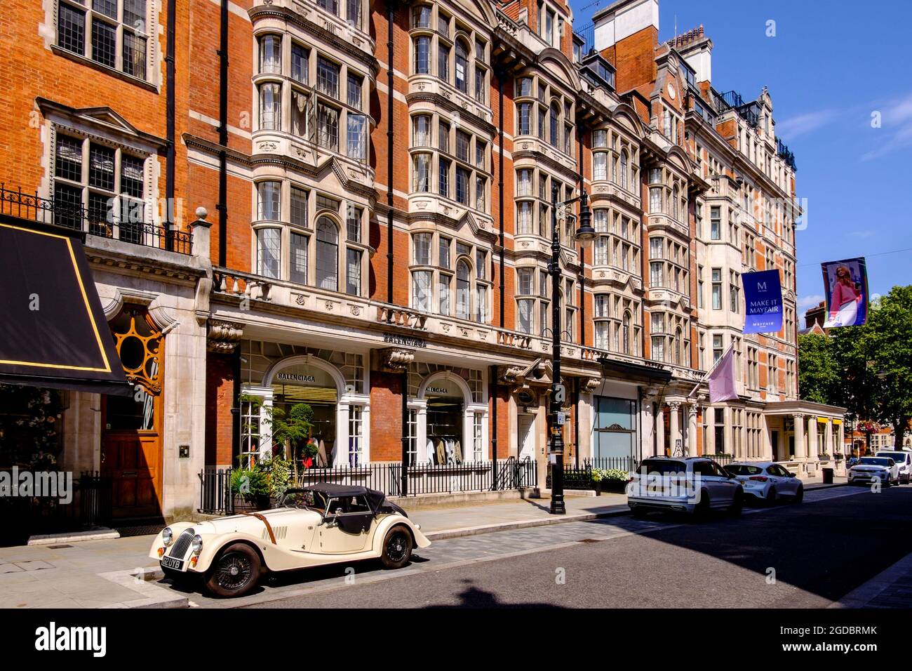 Mount Street, Mayfair, Londres, Royaume-Uni Banque D'Images