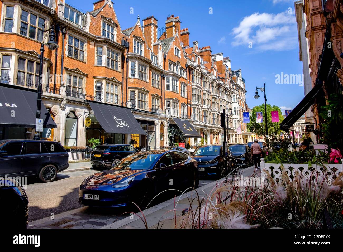 Mount Street, Mayfair, Londres, Royaume-Uni Banque D'Images