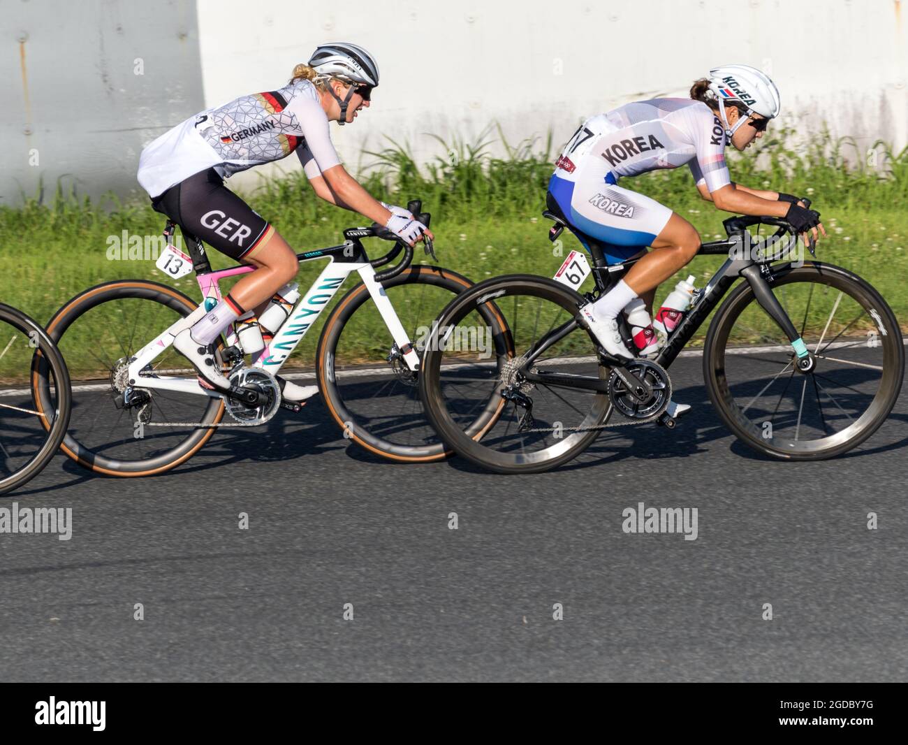 Japon, course olympique de vélo sur route 2021 Banque D'Images