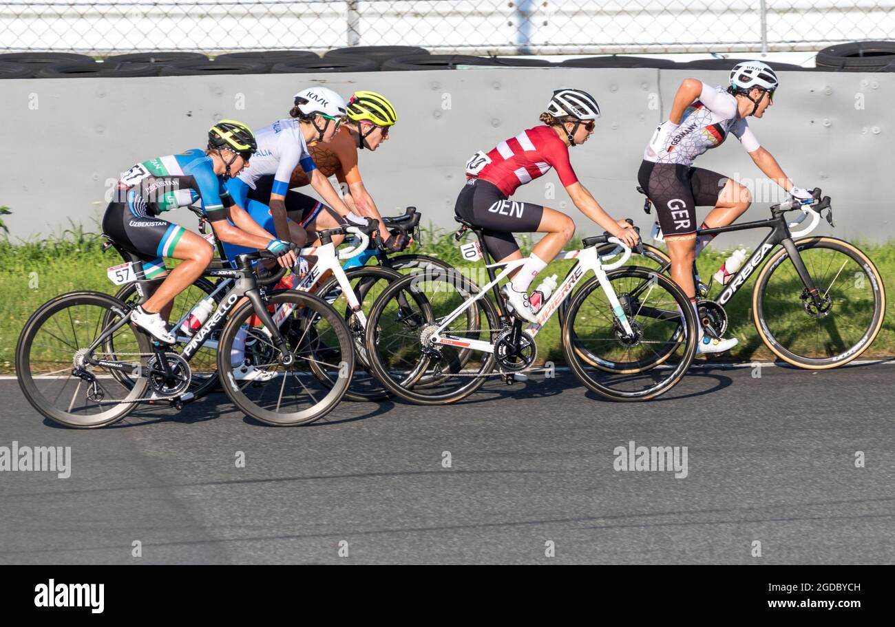 Japon, course olympique de vélo sur route 2021 Banque D'Images