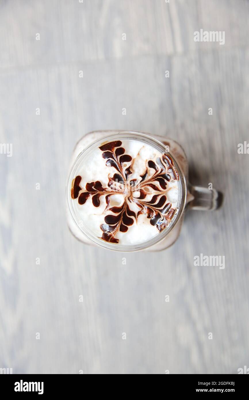 Chocolat glace Banque D'Images Chocolat glace Banque D'Images