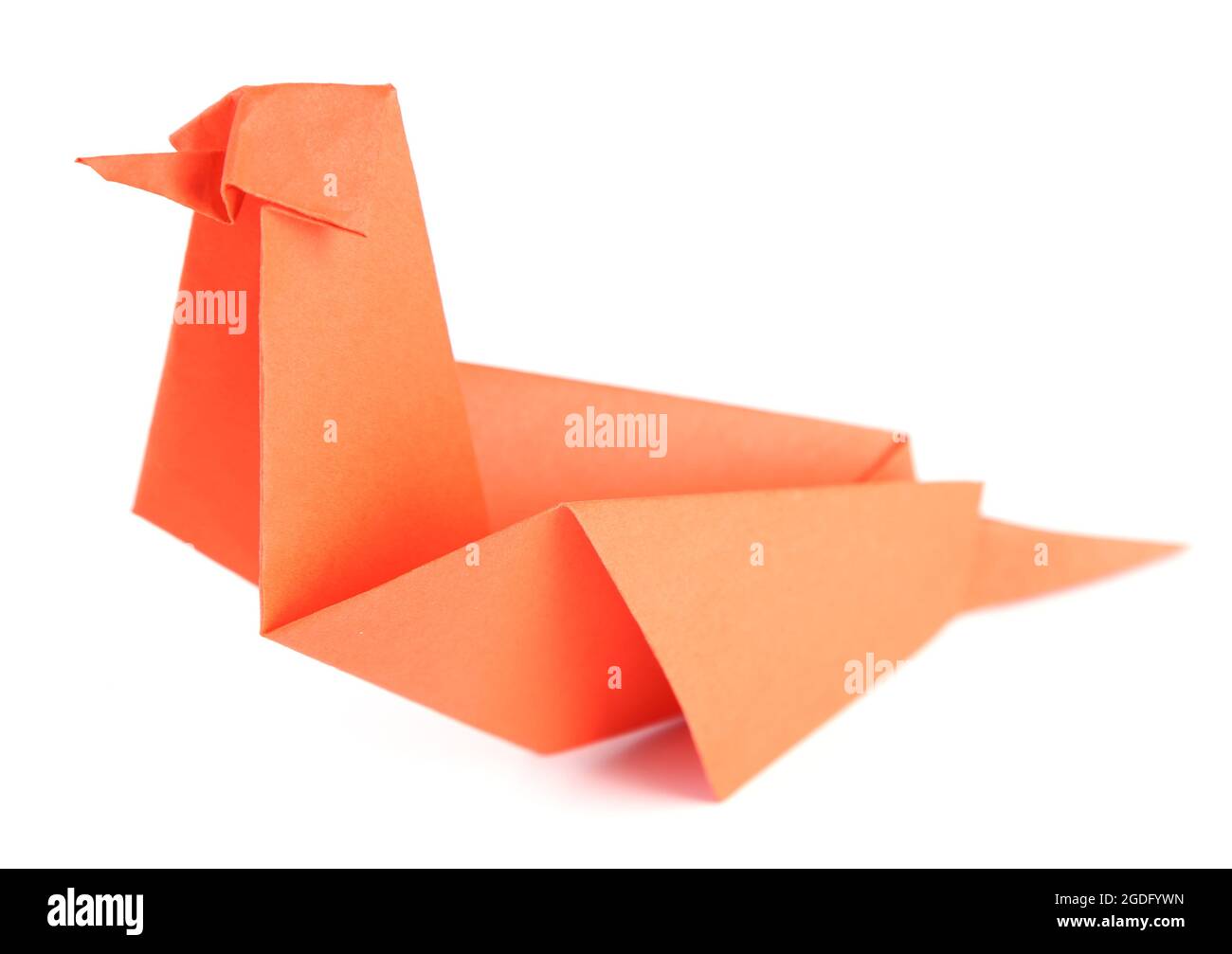 Oiseau en origami, Close up, isolated on white Photo Stock - Alamy