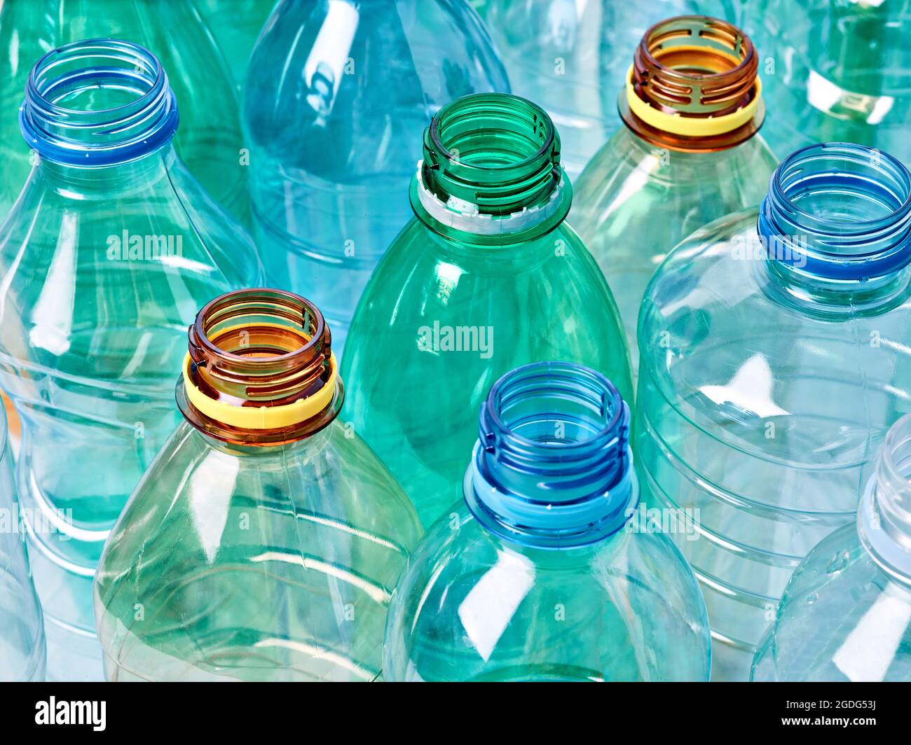 bouteille en plastique contenant à eau recyclage déchets environnement boisson vide boisson Banque D'Images