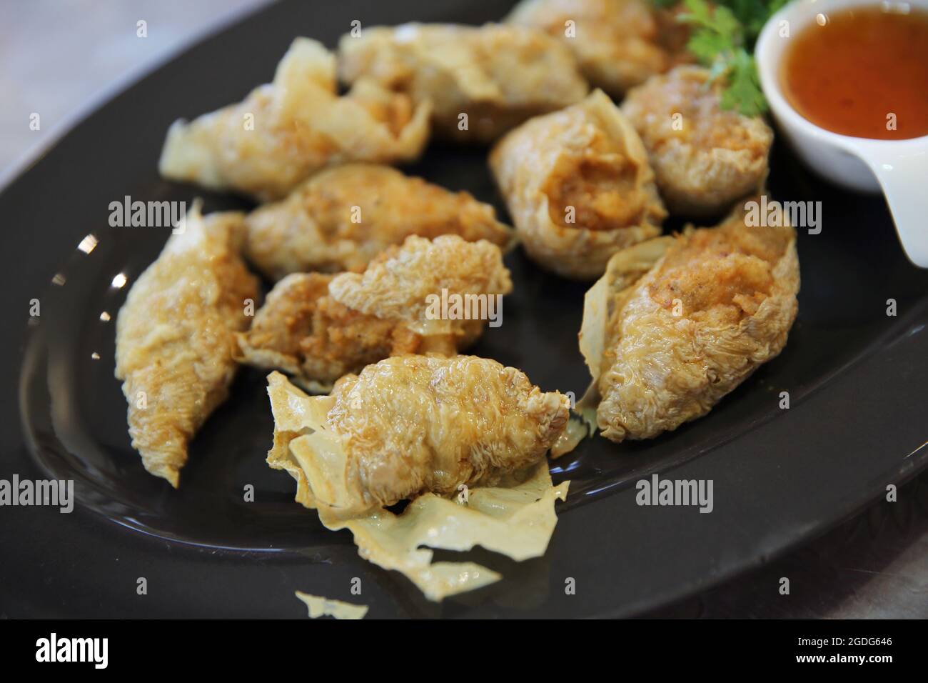 Boule de crevettes frites chinoises Banque D'Images