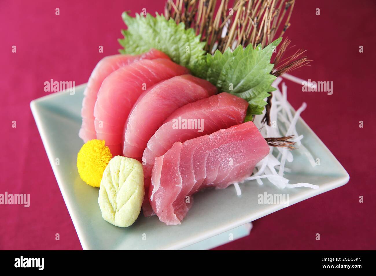 sashimi de thon Banque D'Images