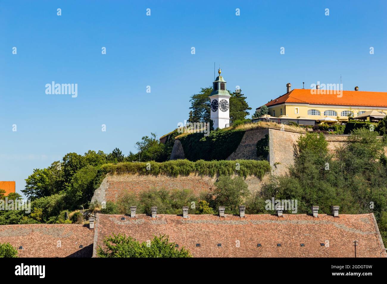 Forteresse de Petrovaradin à Novi Sad - Serbie. Banque D'Images