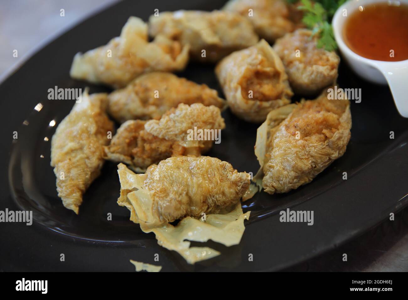 Boule de crevettes frites chinoises Banque D'Images