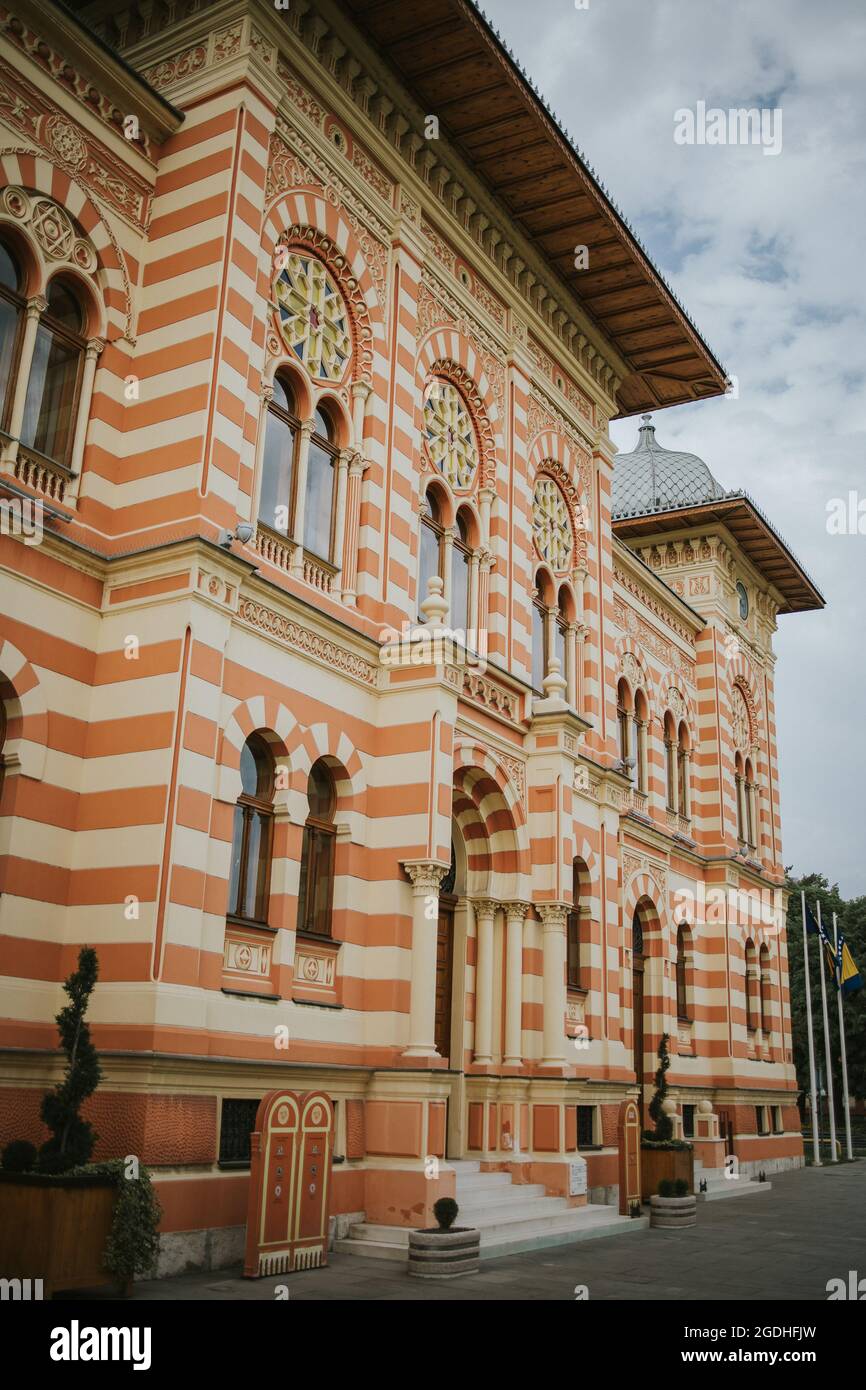 Plan vertical de la synagogue Choral de Samara, Russie Banque D'Images