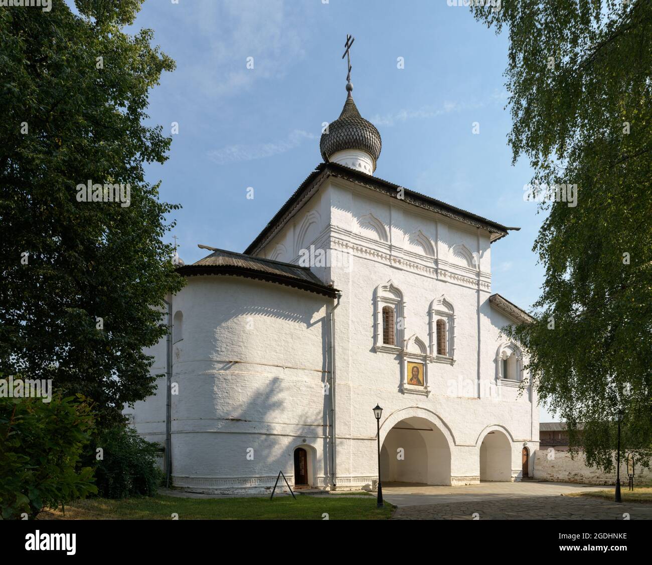Église de la porte d'Annonciation dans le monastère de Saint Euthymius. Suzdal, Russie Banque D'Images