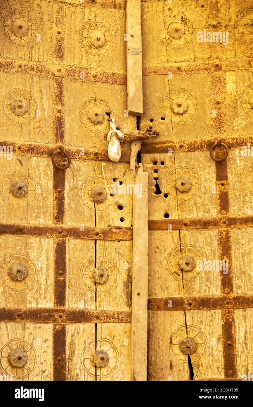Mandawa est une ville dans le quartier de Jhunjhunu du Rajasthan en Inde, sa célèbre architecture médiévale Banque D'Images