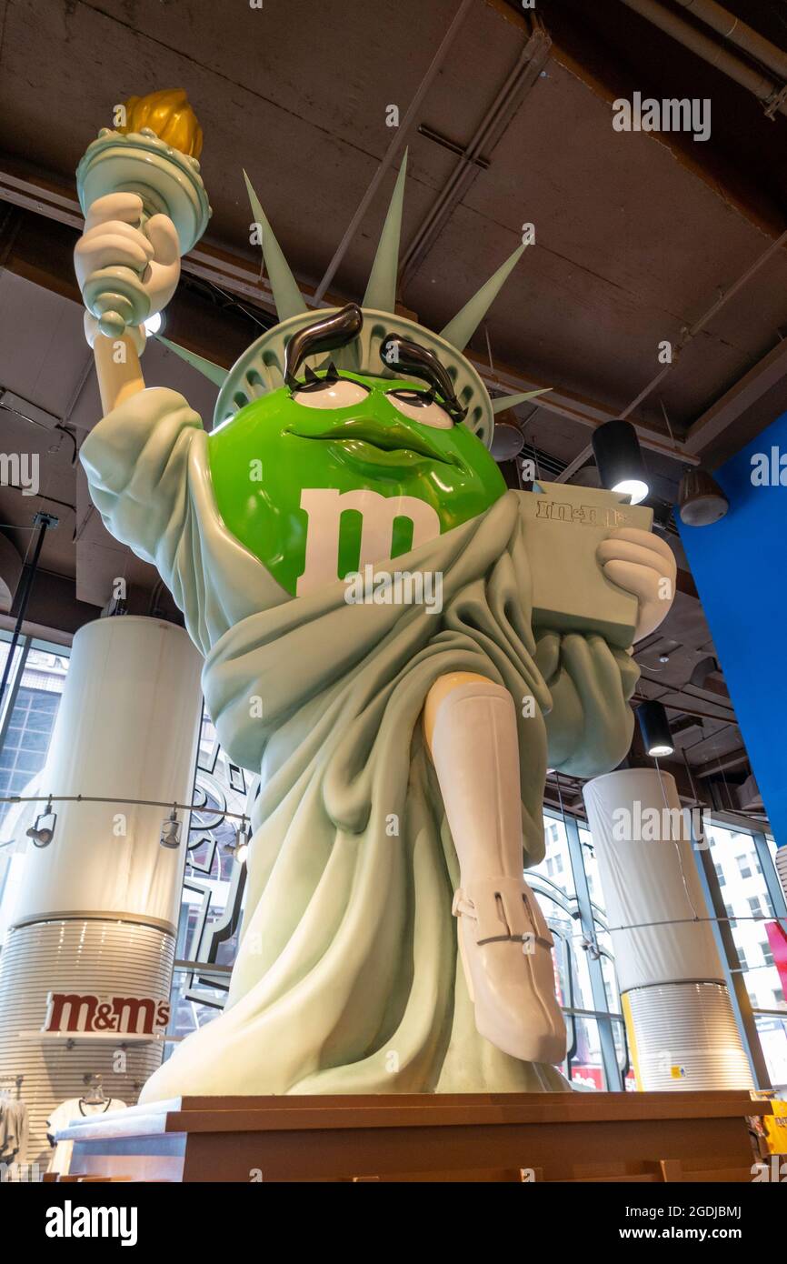 M&m's World Store, Times Square, New York City, États-Unis 2021 Photo Stock  - Alamy