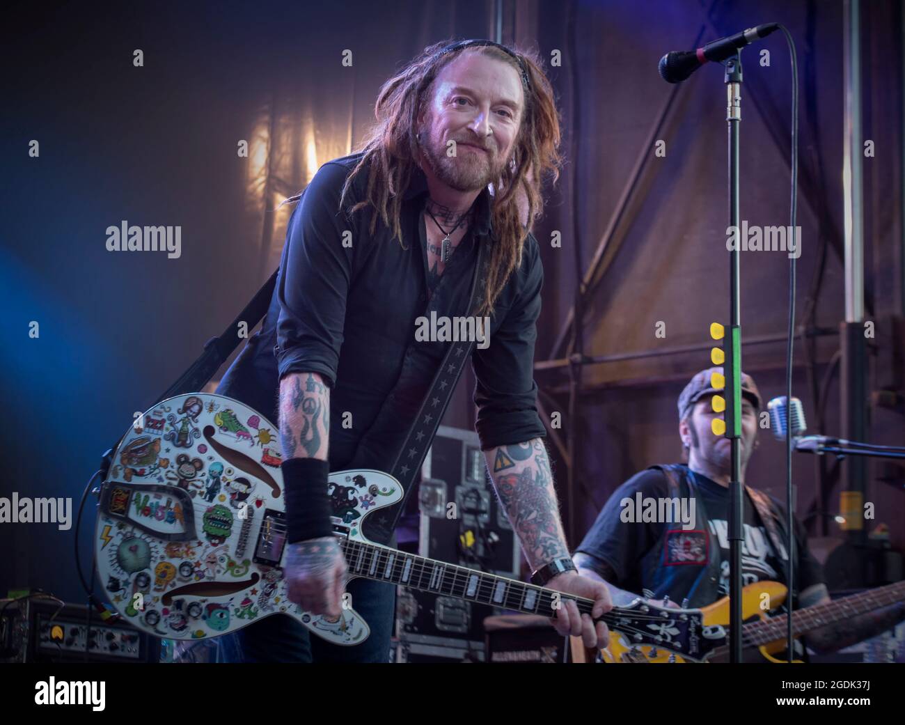 The Wildhearts (chanteur/compositeur/guitariste Ginger Wildheart) - Britrock doit être détruit, Digbeth Arena, Birmingham, 05.05.18. Musique live au Royaume-Uni. / concert Banque D'Images