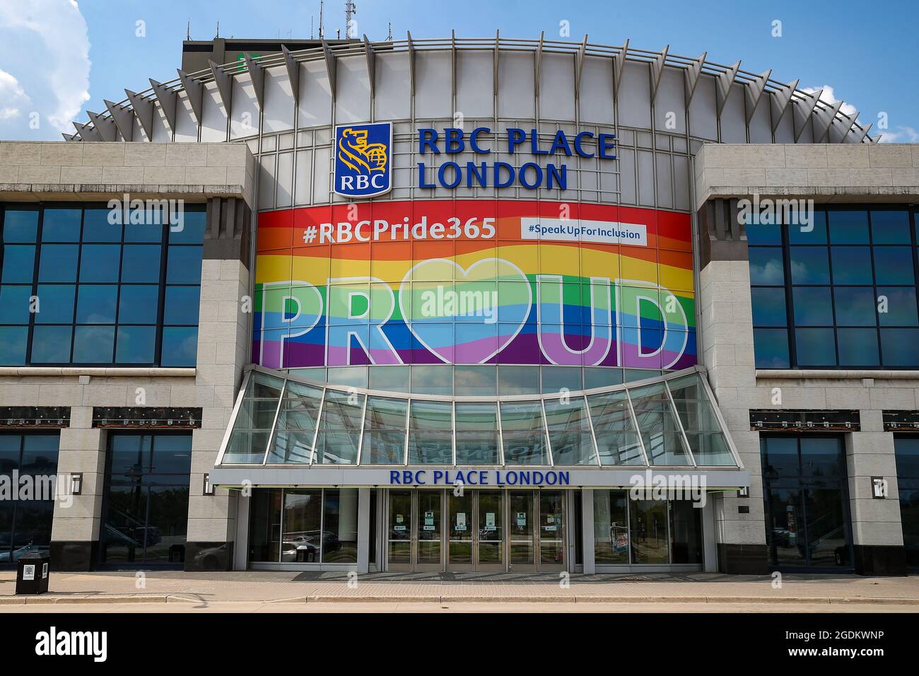 London Ontario Canada août 4 2021 - RBC place London - London Convention Centre. Luke Durda/Alamy Banque D'Images