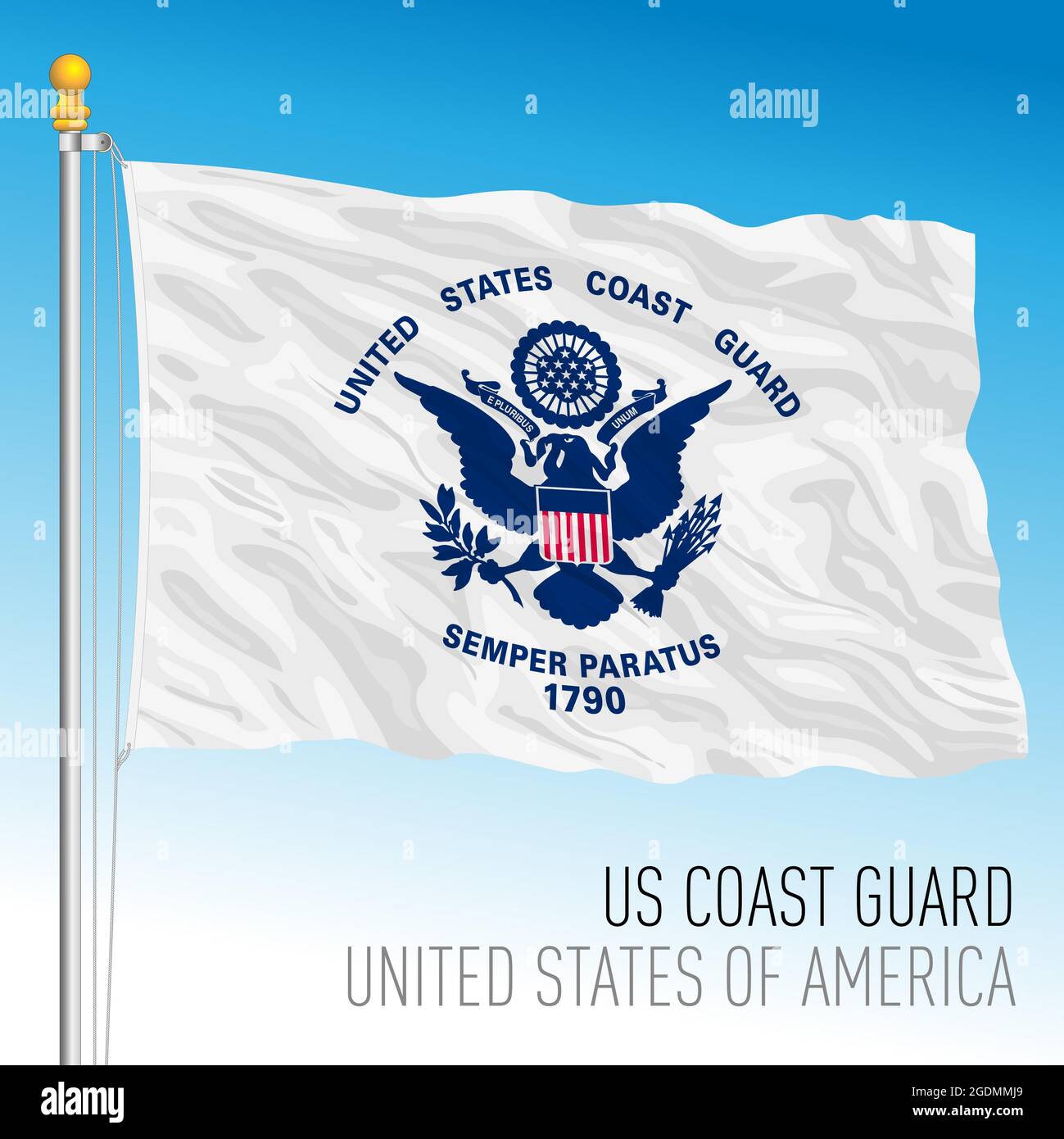 Sweat à Col Rond USCG Sector Long Island Sound (Garde-Côtière Américaine) - Marque CBStickers - Neuf Avec étiquettes
