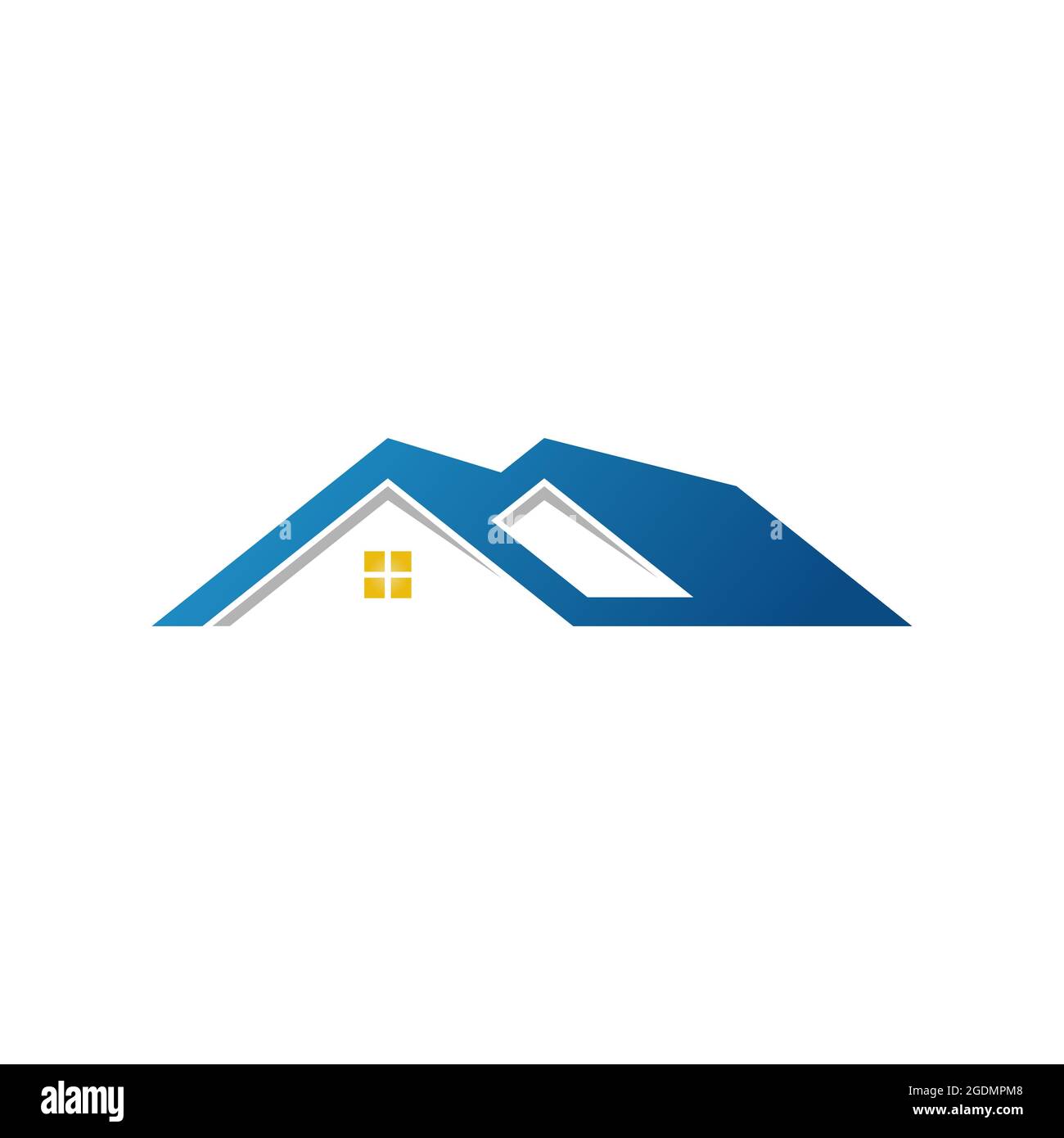 Modèle de logo d'illustration de vecteur immobilier. Illustration de Vecteur