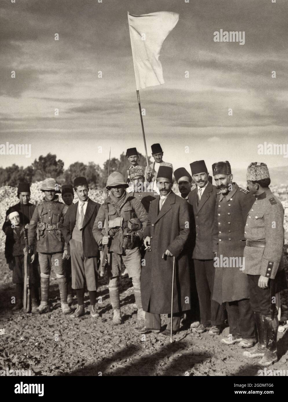 Capitulation ottomane de Jérusalem - décembre 1917 Banque D'Images