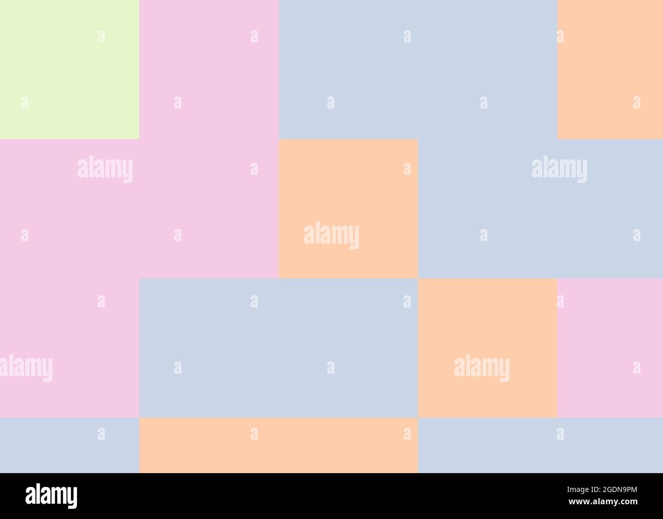 Résumé Illustration d'art génératif pixel de couleur géométrique Illustration de Vecteur