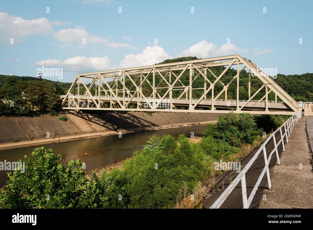 Le pont de la 4e Avenue, à Johnstown, en Pennsylvanie Banque D'Images