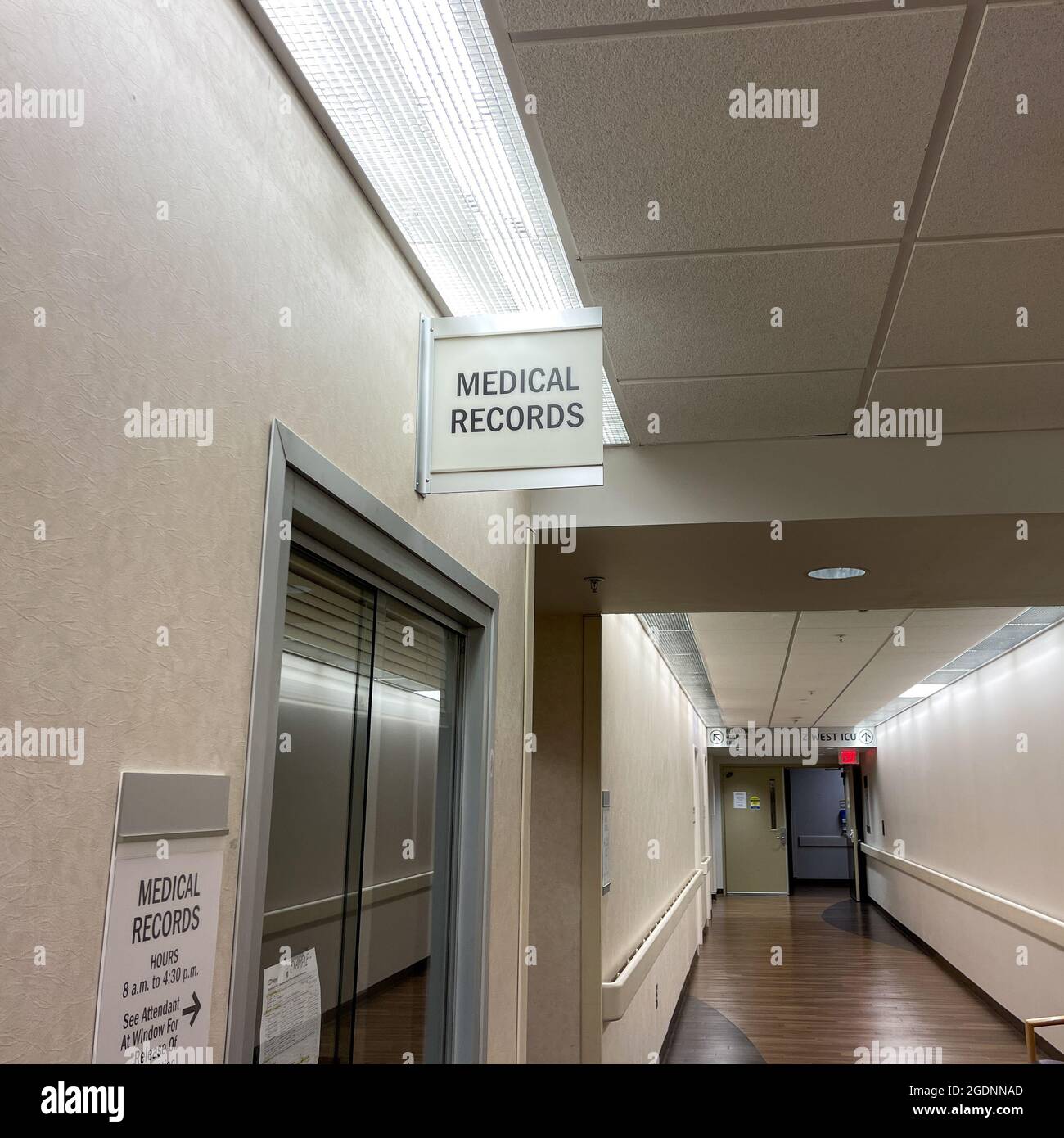 Atlanta, GA USA - 26 mars 2021: The Piedmont Hospital Medical Records Department à Atlanta, GA. Banque D'Images