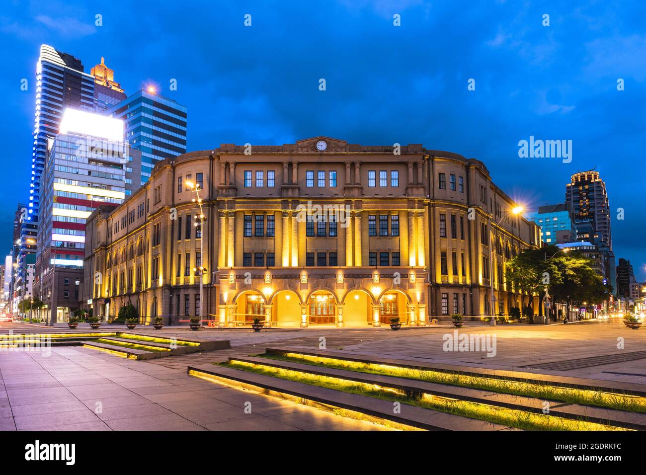 Bureau de poste de Taipei Beimen près de la porte nord à taipei, taïwan Banque D'Images