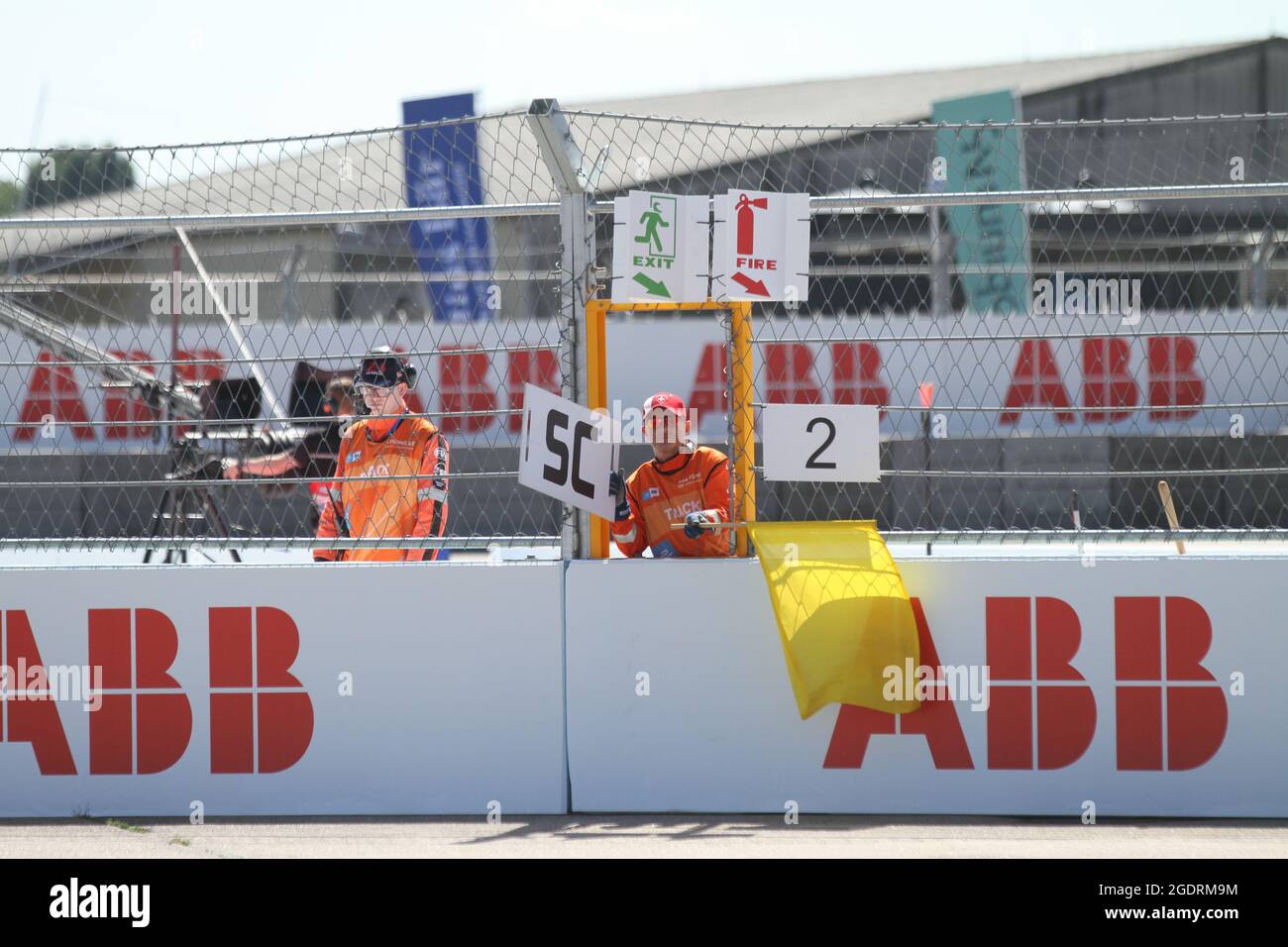 Le BMW i Berlin E-Prix présenté par CBMM Niobium est la finale de la saison 7 du Championnat du monde de Formule E de la FIA d'ABB. Le Championnat du monde de Formule E est de retour à Berlin avec une double course pour la finale de la saison 2020/21. (Photo de Simone Kuhlmey/Pacific Press) Banque D'Images