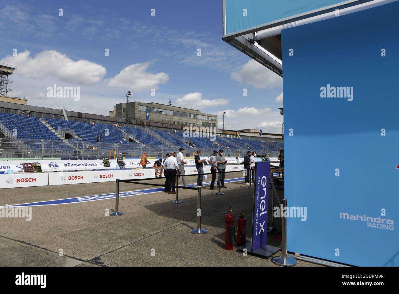 Le BMW i Berlin E-Prix présenté par CBMM Niobium est la finale de la saison 7 du Championnat du monde de Formule E de la FIA d'ABB. Le Championnat du monde de Formule E est de retour à Berlin avec une double course pour la finale de la saison 2020/21. (Photo de Simone Kuhlmey/Pacific Press) Banque D'Images