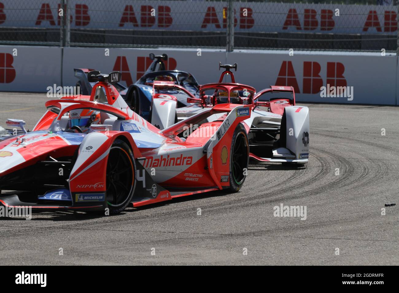 Berlin, Allemagne. 14 août 2021. Le BMW i Berlin E-Prix présenté par CBMM Niobium est la finale de la saison 7 du Championnat du monde de Formule E de la FIA d'ABB. Le Championnat du monde de Formule E est de retour à Berlin avec une double course pour la finale de la saison 2020/21. (Photo de Simone Kuhlmey/Pacific Press) crédit: Pacific Press Media production Corp./Alay Live News Banque D'Images