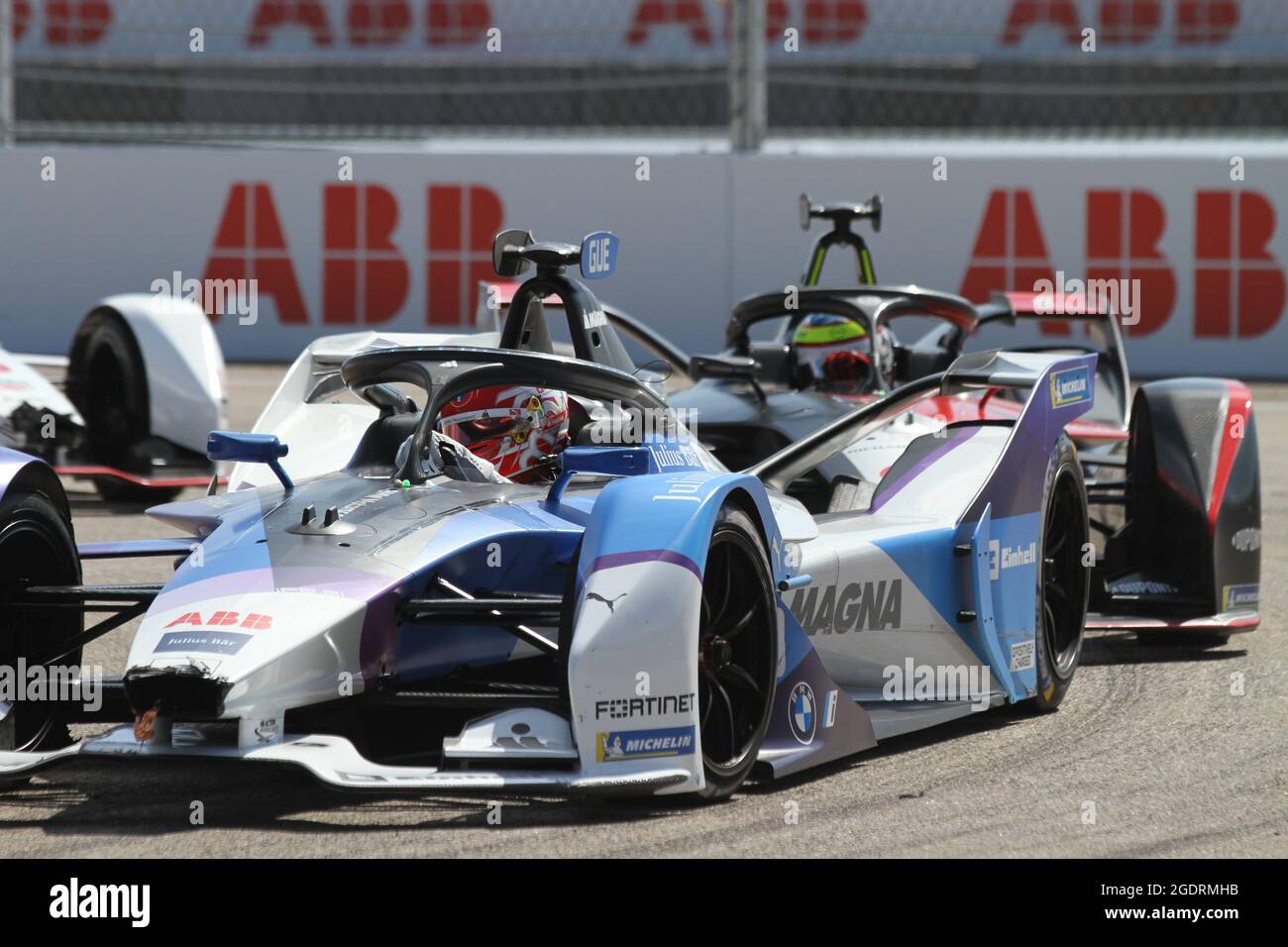 Berlin, Allemagne. 14 août 2021. Le BMW i Berlin E-Prix présenté par CBMM Niobium est la finale de la saison 7 du Championnat du monde de Formule E de la FIA d'ABB. Le Championnat du monde de Formule E est de retour à Berlin avec une double course pour la finale de la saison 2020/21. (Photo de Simone Kuhlmey/Pacific Press) crédit: Pacific Press Media production Corp./Alay Live News Banque D'Images