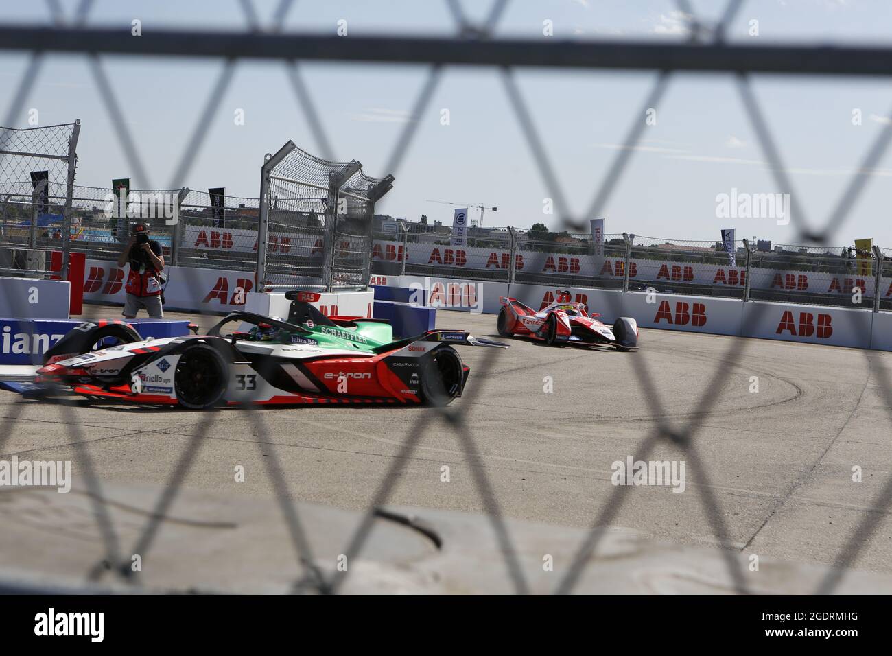 Berlin, Allemagne. 14 août 2021. Le BMW i Berlin E-Prix présenté par CBMM Niobium est la finale de la saison 7 du Championnat du monde de Formule E de la FIA d'ABB. Le Championnat du monde de Formule E est de retour à Berlin avec une double course pour la finale de la saison 2020/21. (Photo de Simone Kuhlmey/Pacific Press) crédit: Pacific Press Media production Corp./Alay Live News Banque D'Images