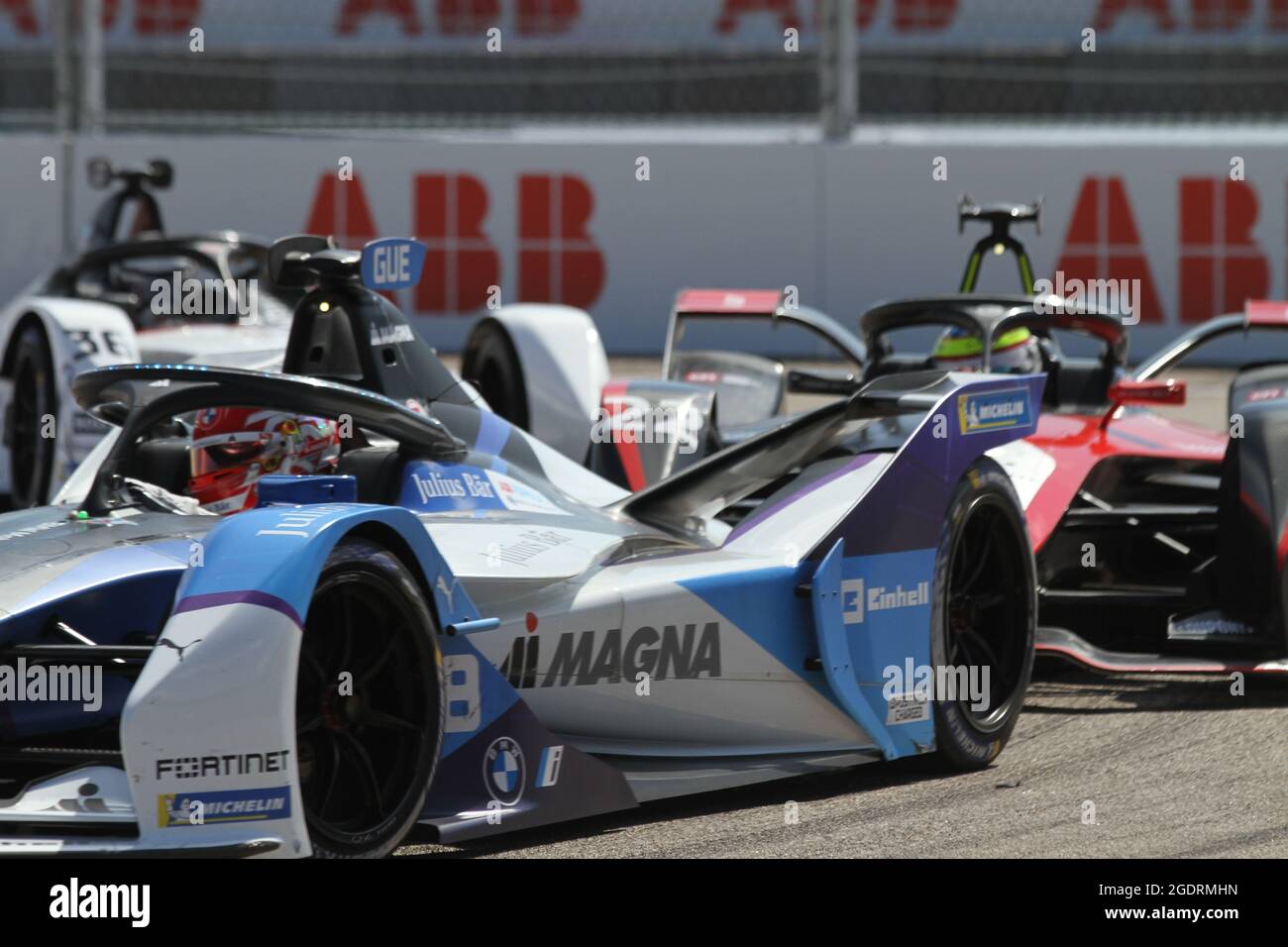 Berlin, Allemagne. 14 août 2021. Le BMW i Berlin E-Prix présenté par CBMM Niobium est la finale de la saison 7 du Championnat du monde de Formule E de la FIA d'ABB. Le Championnat du monde de Formule E est de retour à Berlin avec une double course pour la finale de la saison 2020/21. (Photo de Simone Kuhlmey/Pacific Press) crédit: Pacific Press Media production Corp./Alay Live News Banque D'Images