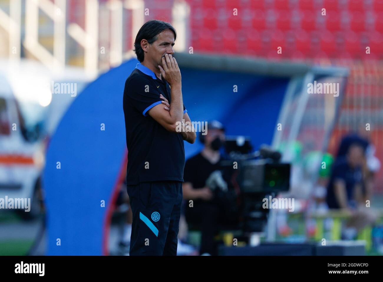 Simone Inzaghi (FC Internazionale) pendant Inter - FC Internazionale vs Dinamo Kiev, match de football amical - photo .LiveMedia/Francesco Scaccianoce Banque D'Images