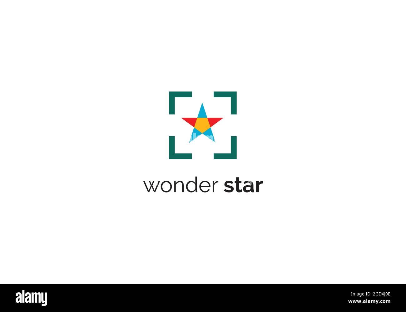 modèle de logo wonder star Illustration de Vecteur