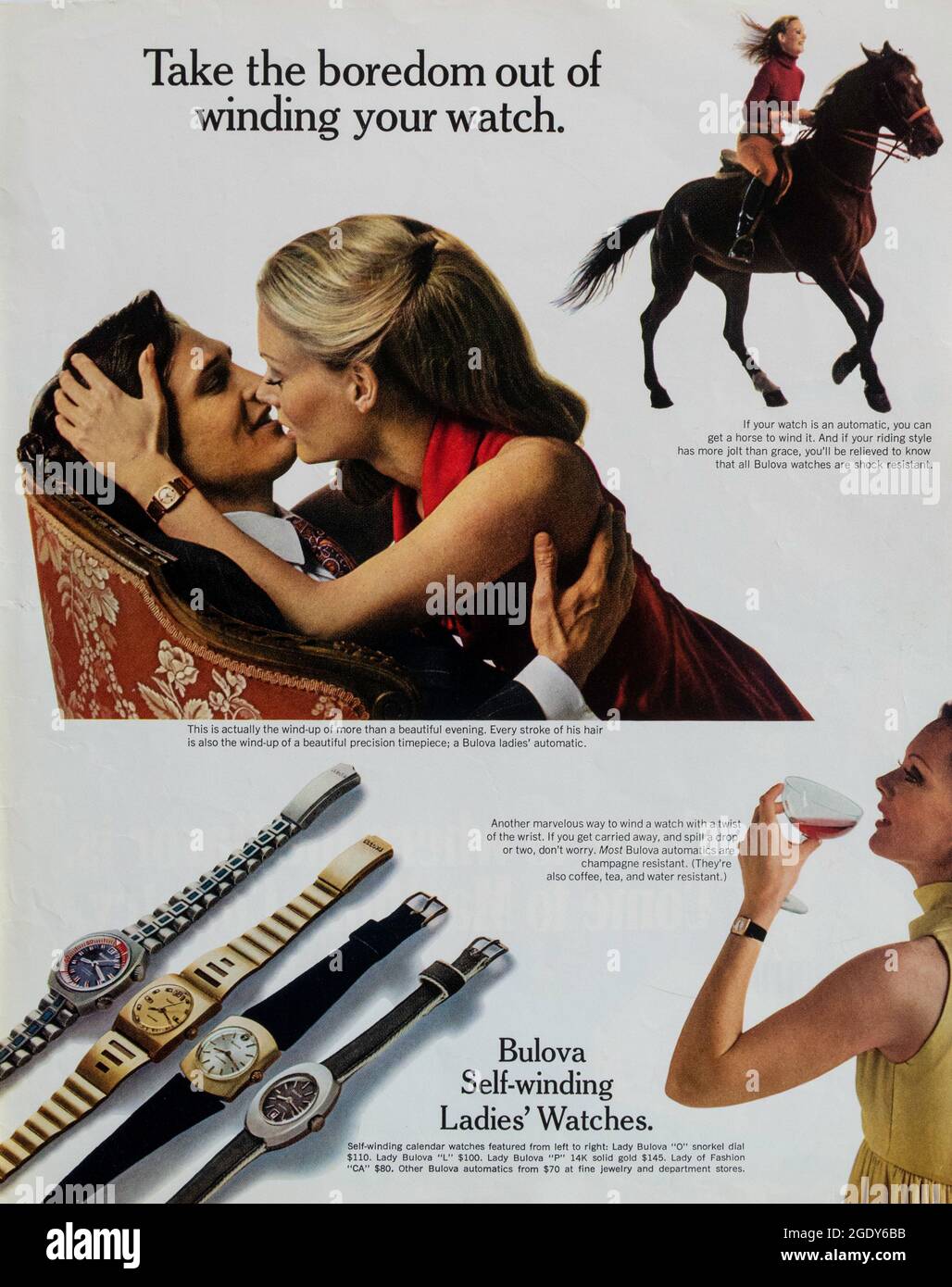 Publicité du magazine Vintage Life, numéro du 2 juin 1972, États-Unis d'Amérique Banque D'Images