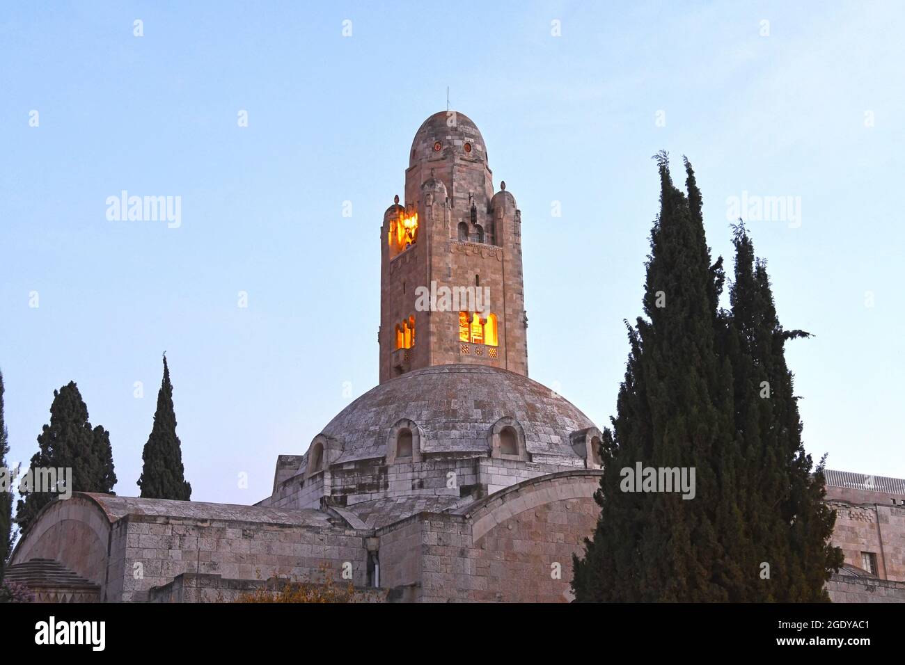 YMCA international de Jérusalem, Israël Banque D'Images