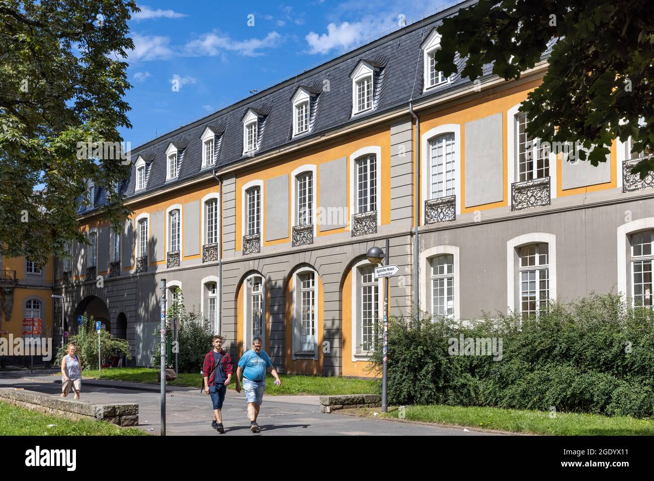 L'université de Bonn s'étend sur une grande zone juste à l'extérieur du quartier de la vieille ville. Banque D'Images