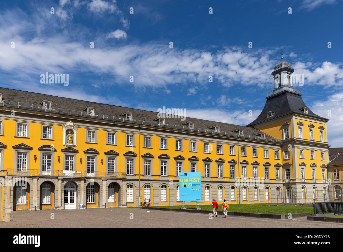L'université de Bonn s'étend sur une grande zone juste à l'extérieur du quartier de la vieille ville. Banque D'Images