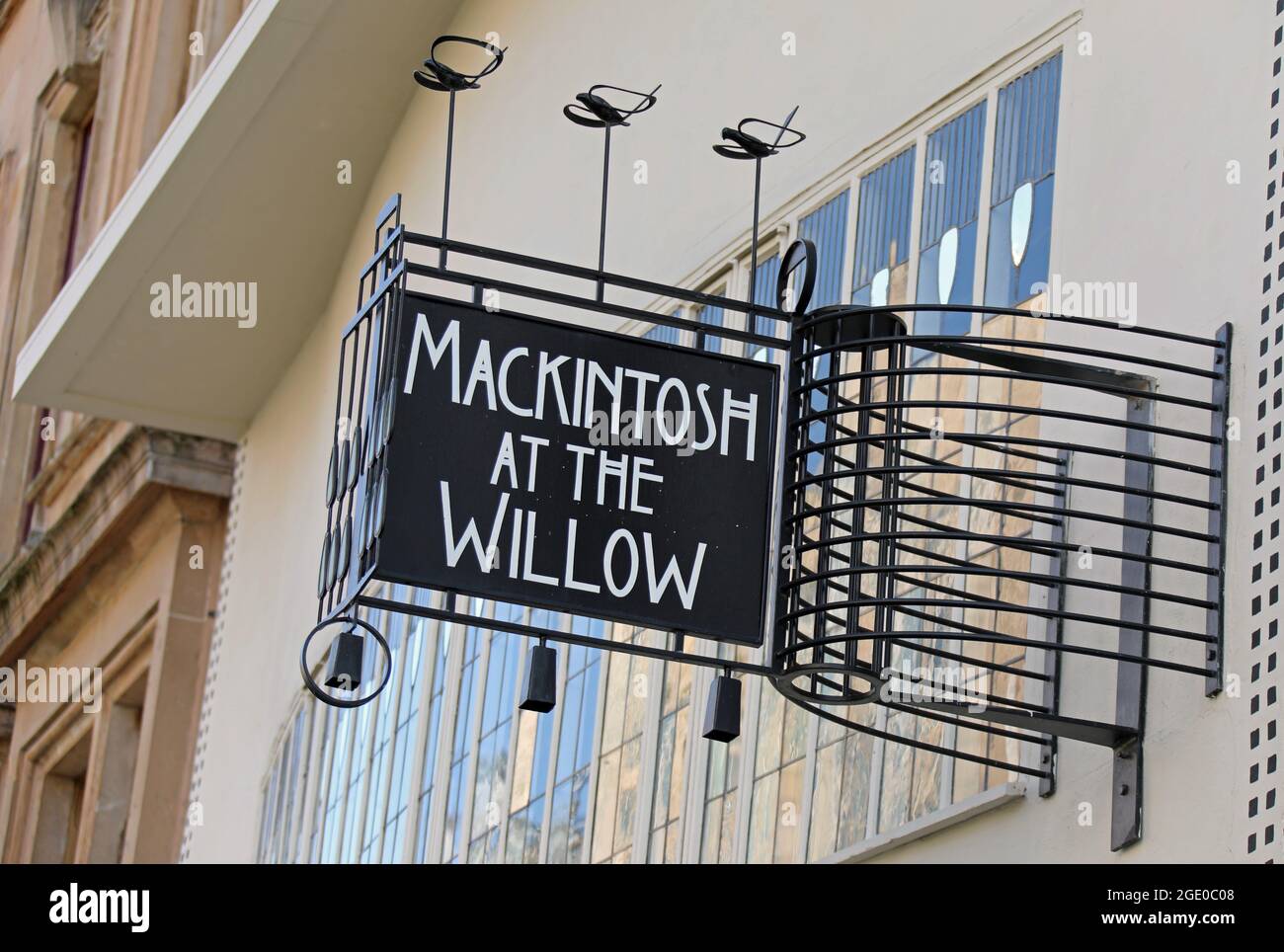 Mackintosh au salon de thé Willow sur la rue Sauchiehall à Glasgow Banque D'Images